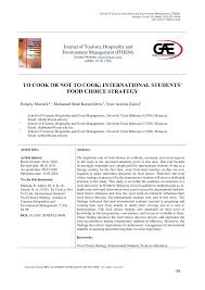 Acm international ltd has designed and manufactured engineering components since 2004 supplying to the domestic and commercial building industry and the oil and gas sector. Pdf To Cook Or Not To Cook International Students Food Choice Strategy