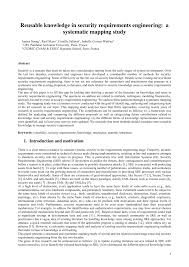Maybe you would like to learn more about one of these? Pdf Reusable Knowledge In Security Requirements Engineering A Systematic Mapping Study