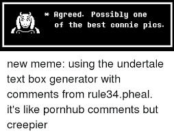Undertale text box generator character list. Essential News Undertale Text Box Generator Joel Are You Fucking The Fish Joel Undertale Know Your Meme I Ll Never Creep Again
