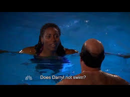 Does Daryl not swim? That's racist!