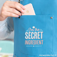 For ultramarines, the secret ingredient would be healthy amounts of arrogance and/or plot armor, depending on how well stocked the grocer is. Apron I M The Secret Ingredient Eng Mr Wonderful