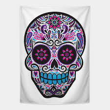 Are you searching for sugar skull png images or vector? Calavera Sugar Skull Tapestry Teepublic