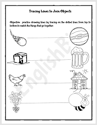 Dotted straight lines for writing practice. Dotted Line Tracing Worksheet For Kindergarten Englishbix