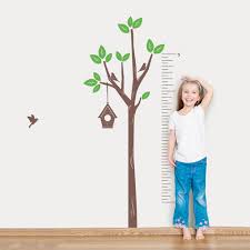 Tree Growth Chart Wall Decal