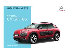Pesquise anúncios classificados de citroën c4 cactus em portugal no standvirtual. Citroen C4 Cactus Bedienungsanleitung 2014 2017 25 50 Automanuals De