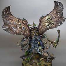 Richard Gray On Instagram I Have Been And Collected Mortarion From The Golden Demon Display At Warha Fantasy Figurine Warhammer 40k Artwork Warhammer Models