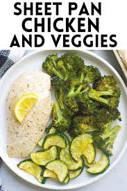 Sheet Pan Chicken And Veggies Kathryn S Kitchen Recipe In 2020 Easy Chicken Recipes Chicken Dinner Recipes Pan Chicken