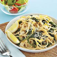 Spaghetti With Ricotta Lemon And Spinach Recipe Vegetarian Pasta Dishes Recipes Spinach Recipes
