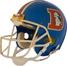 The broncos and chargers both made slight modifications to their helmets for thursday's game. 1986 John Elway Game Worn Denver Broncos Helmet Football Lot 82834 Heritage Auctions