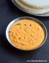 Karnataka Red Coconut Chutney Recipe For Idli Dosa Chitra S Food Book Chutney Recipes Coconut Chutney Indian Chutney Recipes