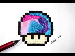 Drawing pixel art is easier than ever while using pixilart easily create sprites and other retro style images with this drawing application pixilart is an online pixel drawing application and social platform for creative minds who want to venture into the world of art, games, and programming. Pixel Art Facile Comment Dessiner Le Champignon De Mario Youtube