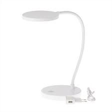 Lampka Na Biurko Led Okragla Z Akumulatorkiem Dla Mobilnych