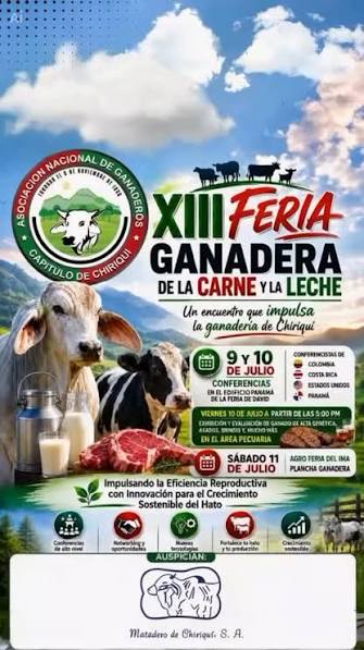 Feria Ganadera de David reúne a productores y expertos del sector pecuario