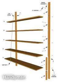 Figure A Suspended Shelf Details Woodworking Plans Shelves Suspended Shelves Chair Woodworking Plans