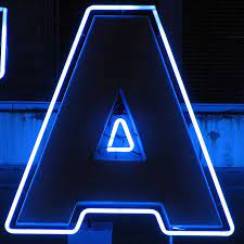 The ultimate list of aesthetic symbols & aesthetic emoji. Letter A Lettering Neon Letter Neon Alphabet