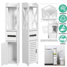 Ensemble bureau ikea composé d'un bureau tiroirs une colonne un caisson a roulette une commode étagère soit meubles chaque meuble peuvent être. Meuble Salle De Bain Wc 5 Niveaux Colonne Armoire Colonne Pour Toilette Bureau Salon Rangement De Tissu Serviette Papier De Toilette Avec Tiroir Et Porte 120x22x22 5cm Colonne Salle De Bain Meubles De