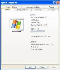 How To Find If You Have 32 Bit Or 64 Bit Windows Xp Operating System  Installed