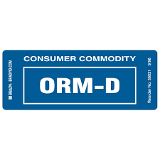 Orientation arrows are still required under dot if you're shipping liquids. Consumer Commodity Orm D Labels Brady Part 36031pls Brady Bradyid Com