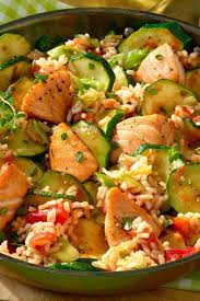 Leichtes Fur Jeden Tag Lachspfanne Mit Zucchini Rezept Alltagsgerichte Rezepte Gesunde Rezepte