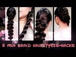 Everyday Easy Braiding Hairstyles For Medium And Long Hair Quick Back To School Hairstyles Youtube Braided Hairstyles Easy Easy Braids Braided Hairstyles