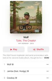 Tyler gregory okonma (born march 6, 1991), better known as tyler, the creator, is an american rapper, musician, songwriter, record producer, actor, visual artist, designer and comedian. Tyler Changed Wolf S Cover Art Tylerthecreator