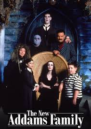 The addams family adams family morticia and gomez addams morticia adams morticia addams costume long straight black hair charles addams carolyn jones anjelica. The New Addams Family Wikipedia