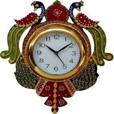 Contact supplier request a quote. Peacock Hanging Wall Clock Multicolor Mishty Clock Wall Clock Design Wall Clock Online