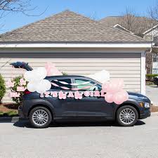 Find the best theme here. It S A Girl Baby Shower Car Parade Decorations Kit Walmart Com Walmart Com