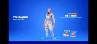 Fortnite solo mode core figure pack, drift. White Knight Skin In Fortnite Players Waiting For New Skin To Hit The Store