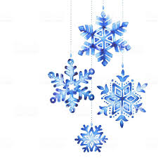 Watercolor Painting Of A Snowflakes As Christmas Decorations Flocon De Neige Dessin Flocon De Neige Cartes Aquarelle De Noel