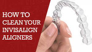 Invisalign is a clear, custom aligner that you wear for one or two weeks and only take out when you eat, brush and floss. How To Clean Invisalign Aligner Orthodontics Tips Clean Invisalign Youtube