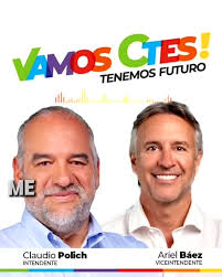 Ariel Baez (cico), "¡Estoy emocionado de acompañar a Claudio Polich! Vamos  a trabajar duro hasta el 31 de agosto, enfocándonos en obra pública,  servicios básicos y crecimiento de la provincia. , ...