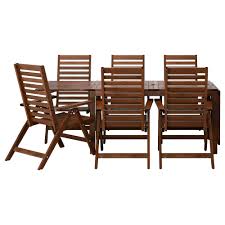 Sand down the entire surface, removing all the visible finish.you need to strip the wood all the way down to bare wood, stain free. Ikea Wooden Table And Chairs Outdoor Off 65