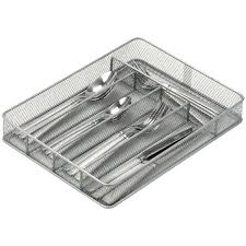 12 X 9 Inch Steel Mesh Silverware Desk Drawer Organizer Walmart Com Walmart Com