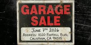 2026 Garage Sale - Calistoga