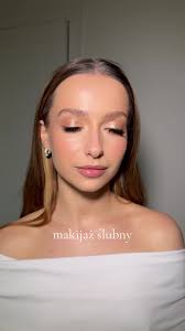 Ulotny i subtelny makijaż ślubny