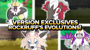 Pokemon Sun Moon Version Exclusive Pokemon Rockruffs Evolutions Passimian Oranguru