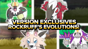 pokemon sun moon version exclusive pokemon rockruffs evolutions passimian oranguru