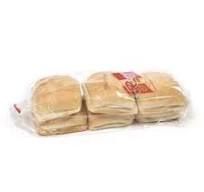 Rotellas Sliced Ciabatta Line Bun - 6 count per pack -- 8 packs per case.