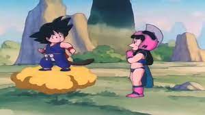 Goku y Milk se conocen por primera vez. - YouTube