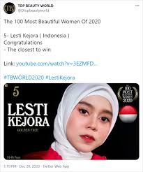 686 likes · 8 talking about this. Masuk Urutan Kelima Dari 100 Wanita Tercantik Di Dunia Lesti Disyukuri Aja C R Tv Celebrity Part Of The News