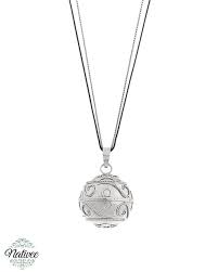 L'argent 925 est considéré comme de l'argent massif, de qualité haut de gamme. Bola De Grossesse Argent 925 Amajee