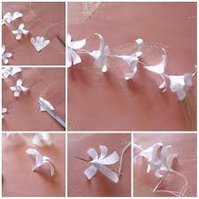 Fleurs De Jasmin 16 Tutos Faciles Pour Fabriquer De Magnifiques Fleurs En Papier Fleurs En Papier Fleur Papier Crepon Faire Des Fleurs