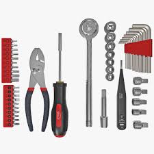 Precision Tools Set 2 3d Model Ad Tools Precision Model Set Tool Set Precision Tools