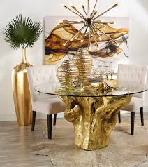 Sequoia Dining Golden Moment Dining Room Inspiration Gold Dining Room Dining Table Gold