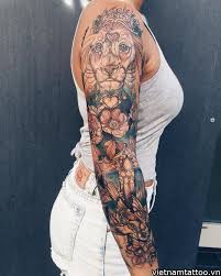 Bản vẽ khung hình rừng cây xanh thiên nhiên tái hiện trên tay. 199 Hinh XÄƒm Ä'áº¹p Kin Tay Bit Tay Nhin La Me Má»›i Nháº¥t Hiá»‡n Nay
