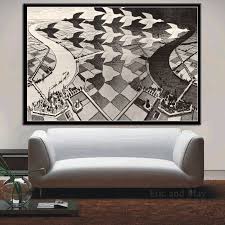 #vintage decor #white bedroom #white aesthetic #rustic decor #home decor #interior design #woven basket #storage #woolen #persian rugs #turkish rugs #carpet #minimal home decor #simple living #natural #lifestyle. Escher Surreal Geometric Canvas Painting Posters And Prints Pictures On The Wall Vintage Modern Decorative Home Decor Cuadros Painting Calligraphy Aliexpress