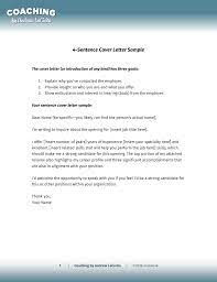 These tips from it career coaches and insiders will make your cover letter stand out. 4 Sentence Cover Letter V3 Andrew Lacivita