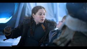 Lost In Space Season 1 Episode 1 Watch Online Free Mina Sundwall As Penny Robinson Max Jenkins As Will Robinson In Season 1 Episode 1 Of Lost In Space Netflix Lost In Space Space Costumes Sci Fi Tv Series