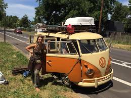 Image result for Light Beige 1950 VW Bus